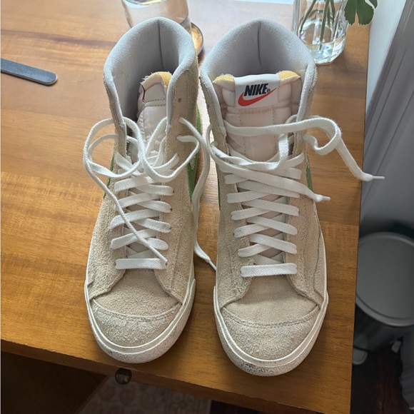 Nike Blazer Mid ‘77 muslin/coconut/milk/sail/chlorophyll like new sz 10 RARE - Picture 5 of 6